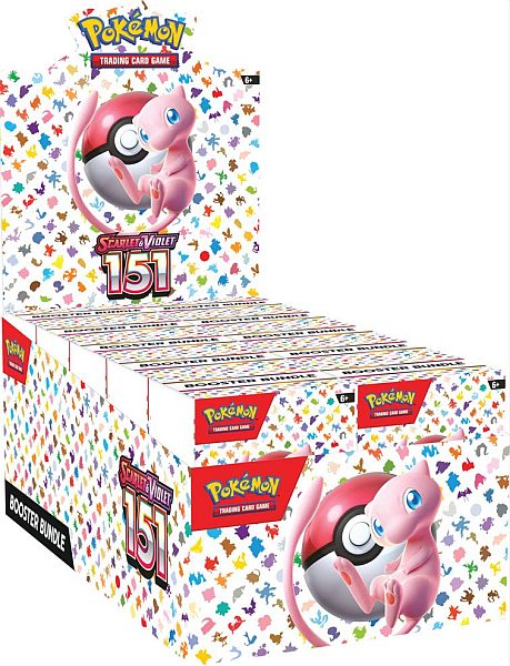 151 Booster Pack Bundle Display (10 Boxes, i alt 60 Boosters)